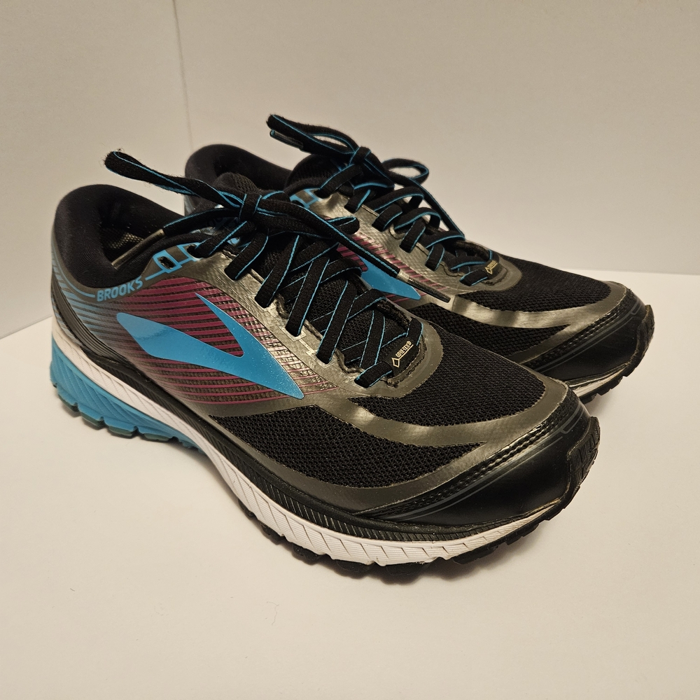 Brooks Black and Teal/Purple Running Shoes